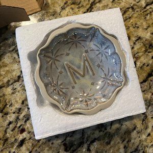 Anthropologie "M" Trinket Dish